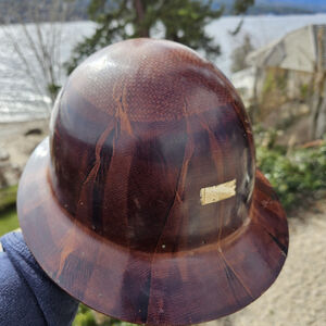 Vintage Full Brim Fibreglass MSA Mine Safety Appliances Skullgard Hat USA